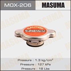 Крышка радиатора 1.3 kg/cm2 MAZDA 6 (GG, GH) 02-, CX-7 06- MASUMA MOX-206 MOX-206 - фото 10140