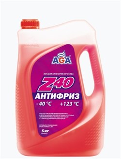 Антифриз AGA G12 красный готовый 5л.(-40) AGA AGA002Z - фото 10142
