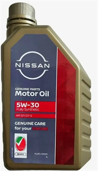 Масло моторное NISSAN 5W30 SP/GF6 -  1 литр - фото 11689