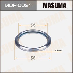 Шайба болта маслосливного 20.3x25.8x2.3 Masuma MDP-0024 - фото 11779