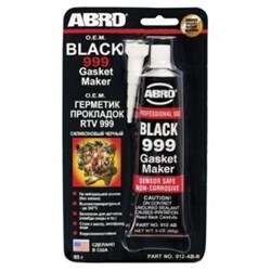 Герметик прокладка ABRO 85 г черный, силиконовый, США - фото 11897