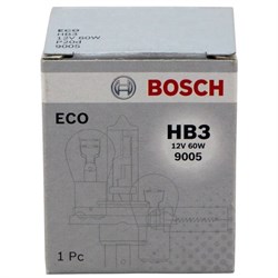 Лампа HB3 60W ECO BOSCH  (картонная коробка, 1шт) - фото 12104