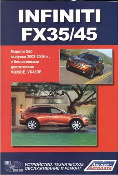 Книга Infiniti FX35/45 Модели S50 с 2003 г.9785984100458 3210-1 - фото 14042