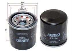 Фильтр масляный Micro T3154 (W67/1,C-224) T3154 - фото 14370