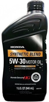 Масло моторное HONDA 5W30 Synthetic Blend SP/GF-6A - 1л США - фото 9628