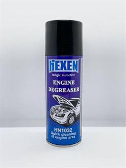 Очиститель двигателя пенный HEXEN ENGINE DEGREASER 400ml HN 1032 - фото 9922