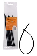 Стяжки (хомуты) кабельные 3,6*200 мм, пластиковые, черные, 10 шт. AIRLINE ACTN21