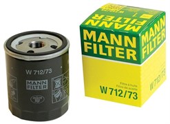 Фильтр масляный Ford Focus II, C-Max 1.8/2.0, Mondeo IV, S-Max, Galaxy 2.0, Mazda 3/6 1.8/2.0 MANN W712/73