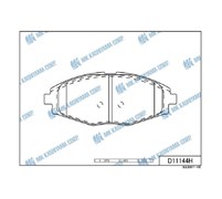 Колодки тормозные DAEWOO NEXIA/LANOS/MATIZ SOHC передние Kashiyama D11144H