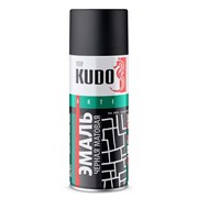 Краска KUDO черная матовая 520 мл аэрозоль