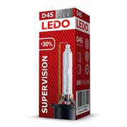 LEDO Лампа ксеноновая головного света D4S P32d-5 4300K Super Vision +30% 12V 35W Картон