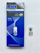Лампа указательная HEXEN T10 12V 2W W2,1x9,5d, Standart 1 шт (W2W)