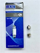 Лампа указательная HEXEN T10,5 12V 10W SV8,5-8, 11x31мм, 1 шт