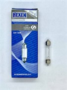 Лампа указательная HEXEN T10,5 12V 10W SV8,5-8, 11х41мм, 1 шт