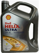 Масло моторное синтетическое Shell Helix Ultra 5W40 API SN ACEA A3/B4 4 л.