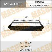 Фильтр воздушный HONDA Accord, Accord Coupe, Accord Wagon, Avancier (17220-PDA-E01, VIC A867) Masuma MFA-990