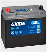 АКБ EXIDE 19.5/17.9 рус 45Ah 330A 237/127/227 мм (сх) EB455