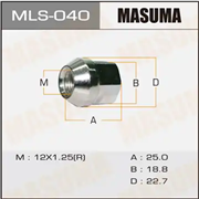 Гайка колесная М12х1.25 Suzuki MASUMA MLS-040