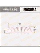 Фильтр воздушный TOYOTA AVENSIS/COROLLA 2001=> Masuma MFA-1126 (A1003)