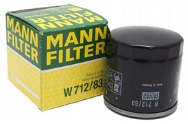Фильтр масляный MANN W712/83 TOYOTA LAND CRUISER 100 4.0 4.7 98- LEXUS GS 430 00-