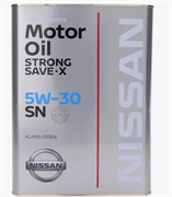 Масло моторное NISSAN (металлическая канистра) SN 5W-30 4Л NISSAN