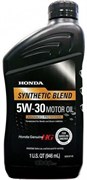 Масло моторное HONDA 5W30 Synthetic Blend SP/GF-6A - 1л США