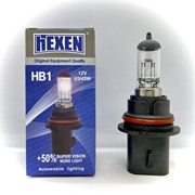 Лампа галогенная HEXEN HB1 12V 65/45W Super Vision +50% 1 шт с улучшенным стандартным светом